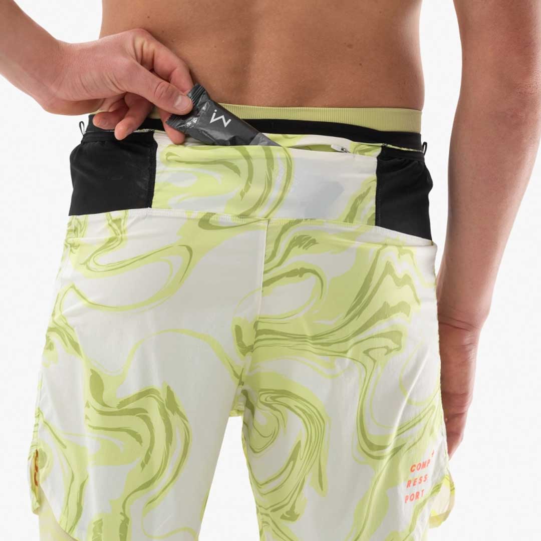 TRAIL RACING 2-IN-1 SHORT M GREEN CAMO