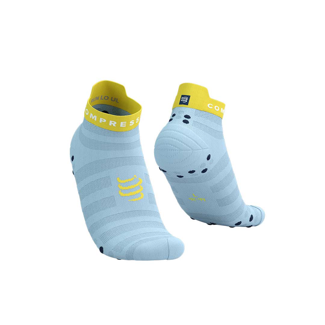 Pro Racing Socks v4.0 Ultralight Run Low CASHMERE BLUE/MAIZE