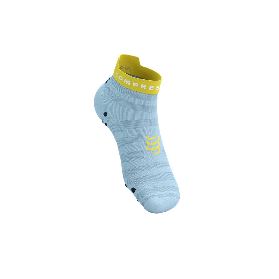 Pro Racing Socks v4.0 Ultralight Run Low CASHMERE BLUE/MAIZE