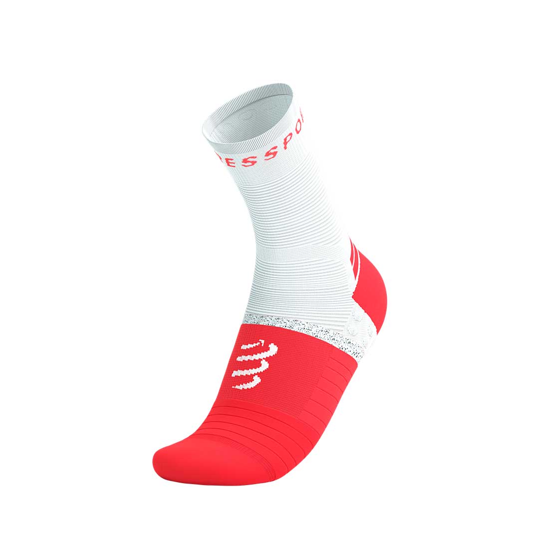 Pro Marathon Socks V2.0 - FLUO RED/WHITE