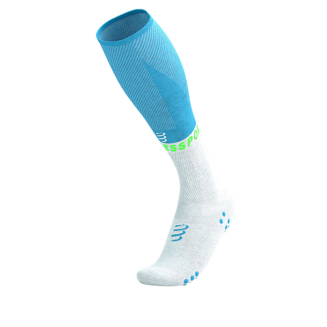 FULL SOCKS OXYGEN NORSE BLUE/NEON GREEN