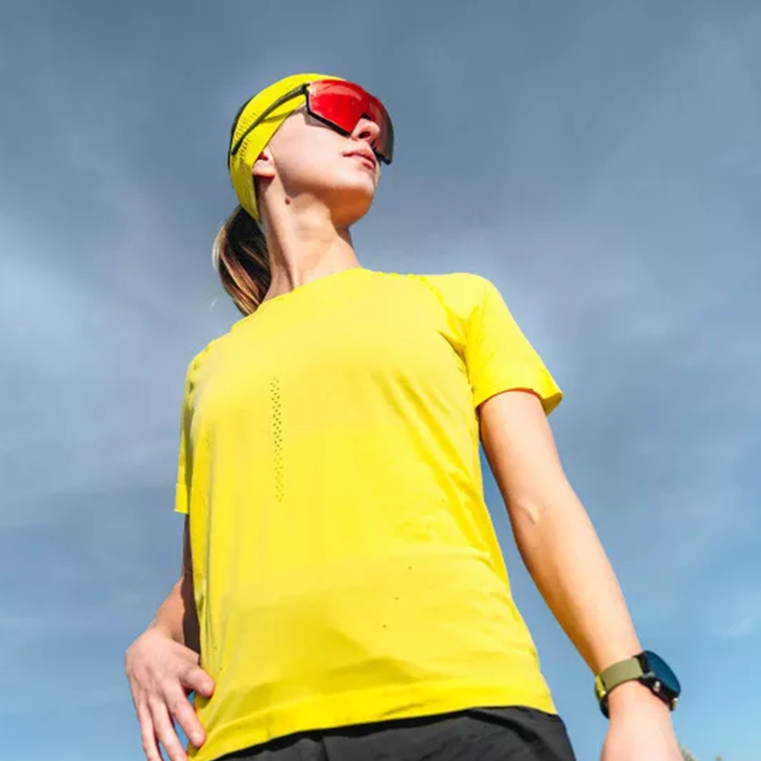 HEADBAND GREEN SHEEN