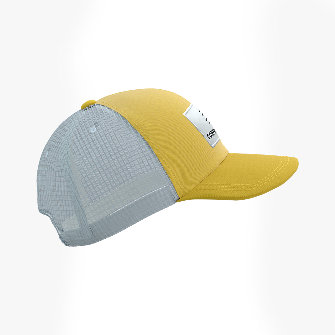 TRUCKER 6P CAP GREY DAWN/CEYLON YELLOW
