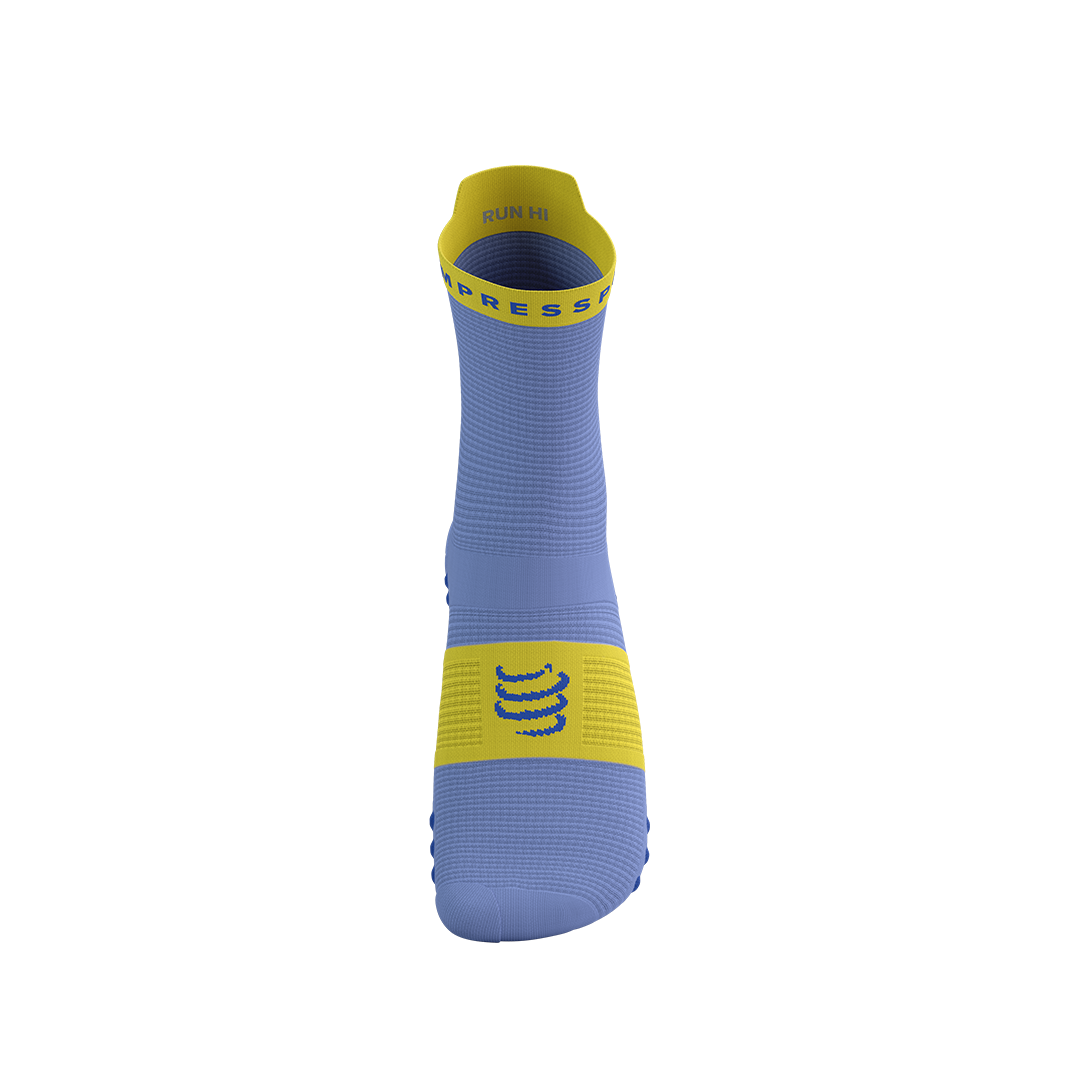 PRO-RACING SOCKS RUN HI JACARANDA/MAIZE
