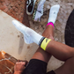 Mid Compression Socks V2.0 - White/Safe Yellow/Neo Pink