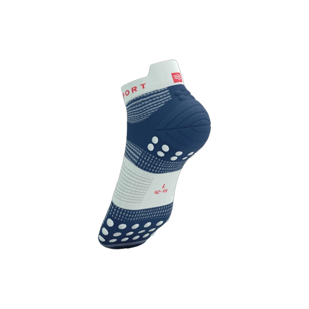 PRO RACING SOCKS V4.0 RUN LOW BLUES/SUGAR