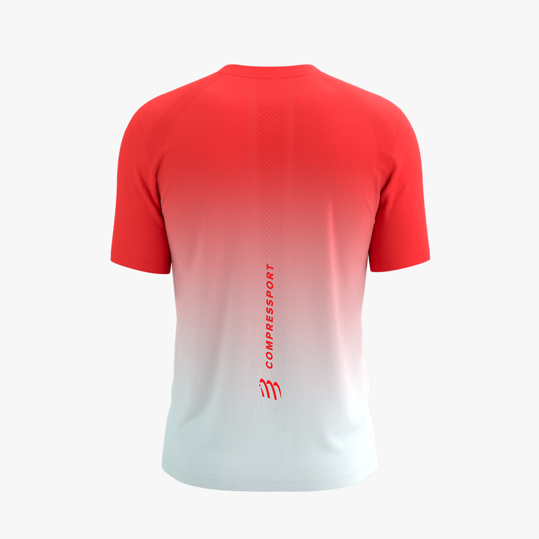 PERFORMANCE SS TSHIRT Fluo Red/White
