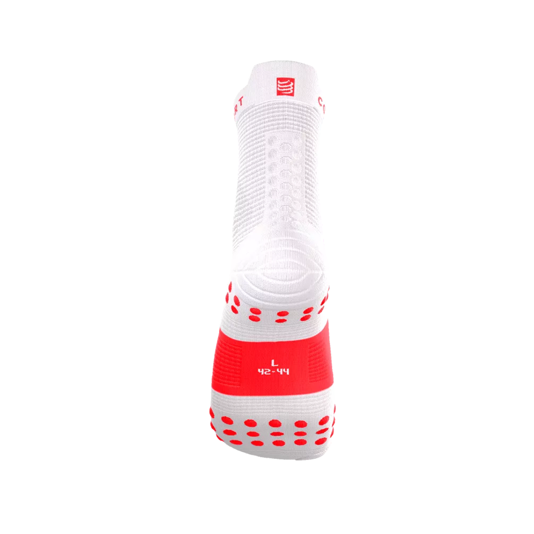 Pro Racing Socks v4.0 Run High - Ironman 2026 - WHITE/NEON RED