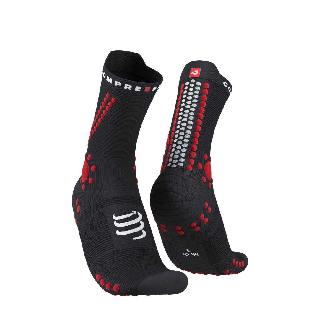 PRO RACING SOCKS TRAIL BLACK RED