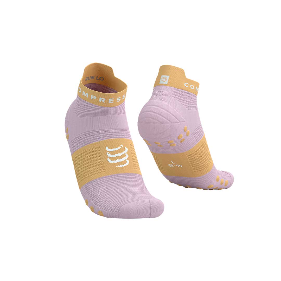 PRO RACING SOCKS RUN LOW ROSEATE/BUFF ORANGE