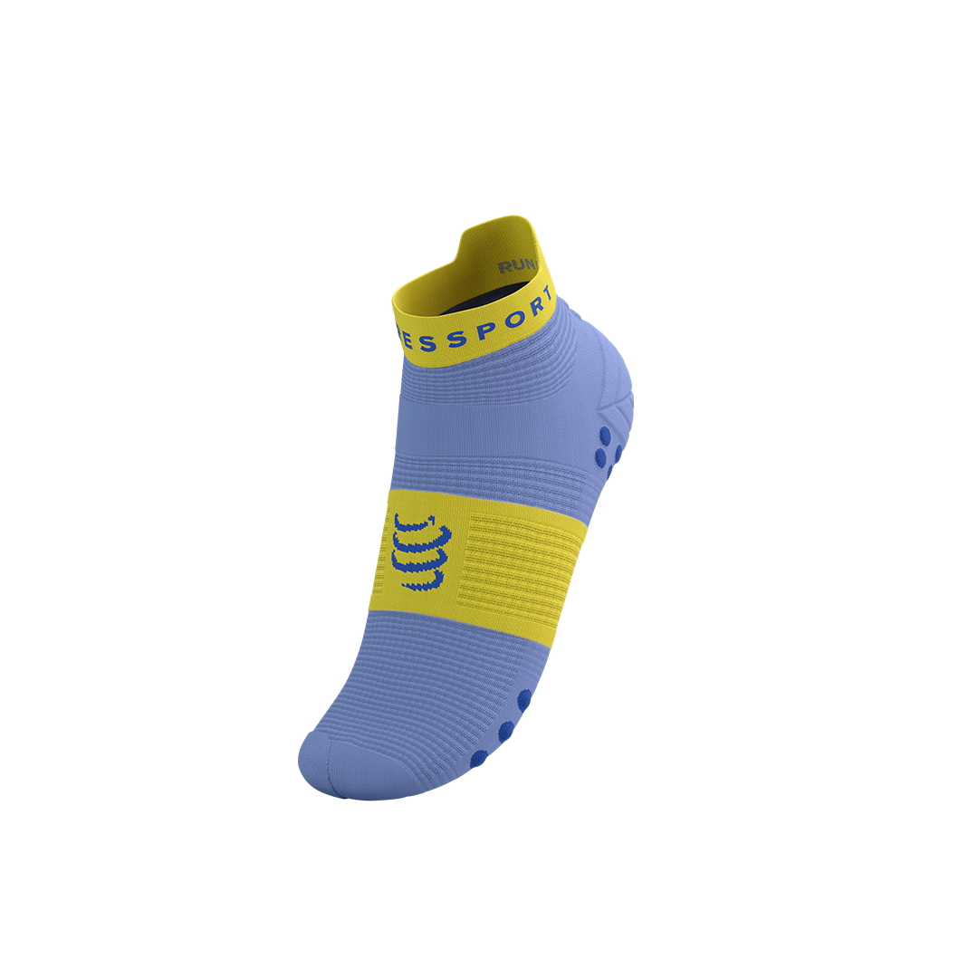 PRO RACING SOCKS RUN LOW JACARANDA/MAIZE