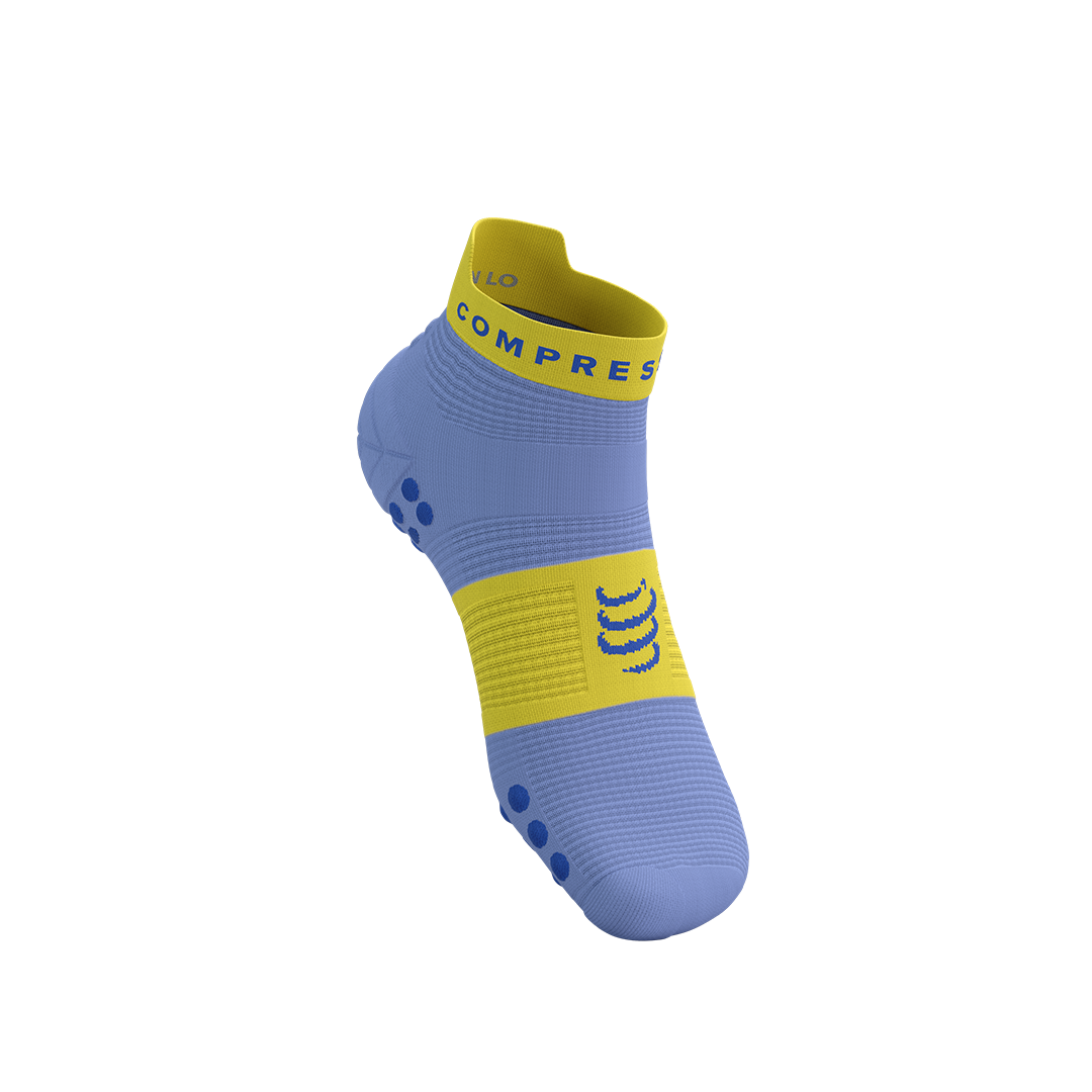 PRO RACING SOCKS RUN LOW JACARANDA/MAIZE