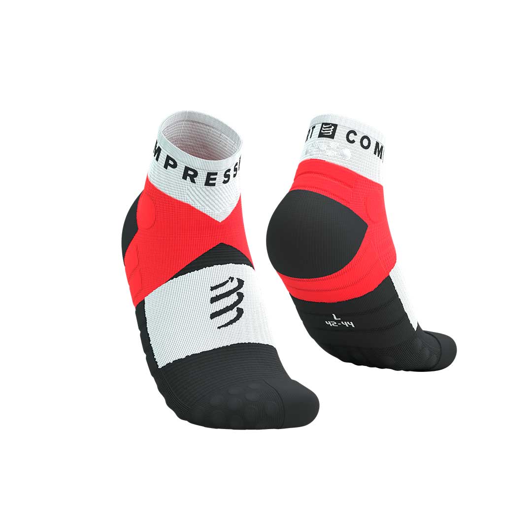 Ultra Trail Low Socks FLUO RED/WHITE