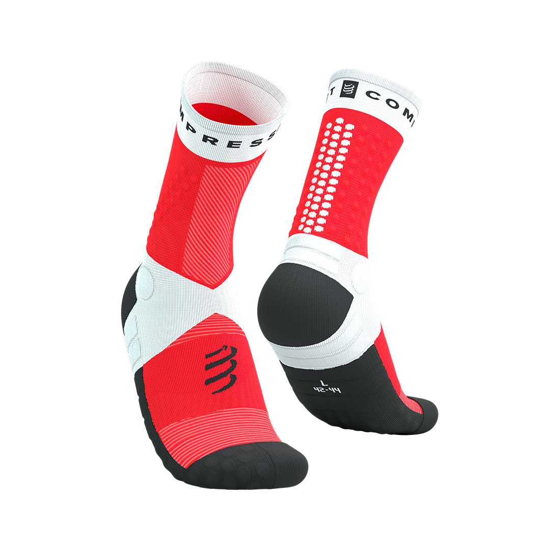 Ultra Trail Socks WHITE/FLUO RED