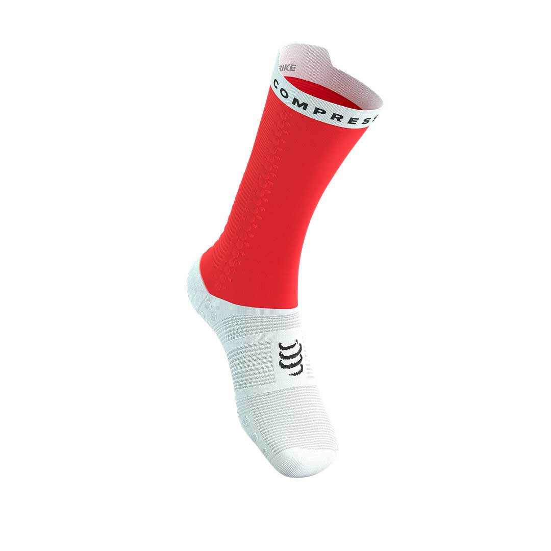 Pro Racing Socks Bike FLUO RED/WHITE