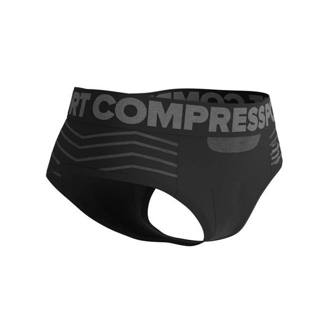 Seamless Boxer W Black/Grey
