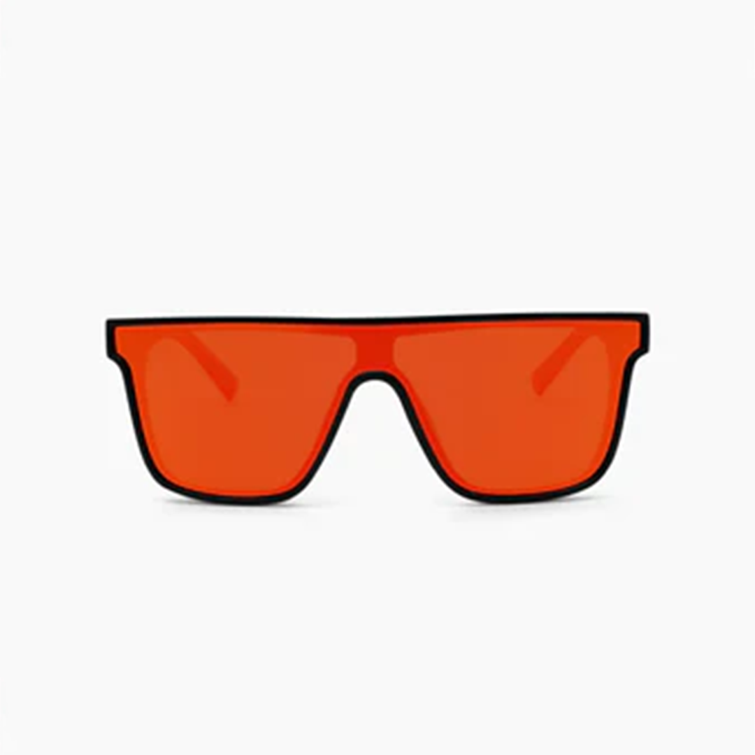 Mojo Filter Sunglasses - Matte Black w Smoke Lens Red Mirror