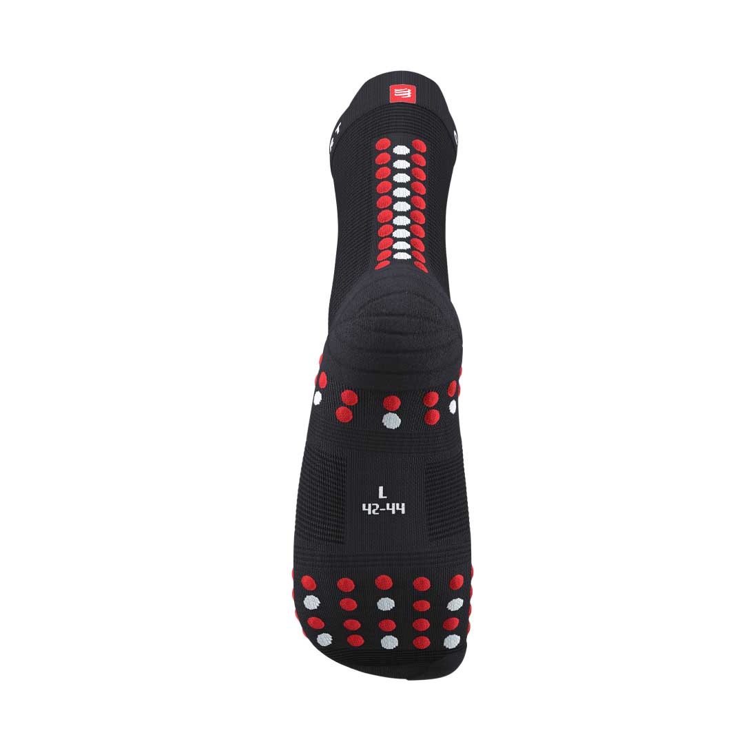 PRO-RACING SOCKS RUN HI BLACK/RED
