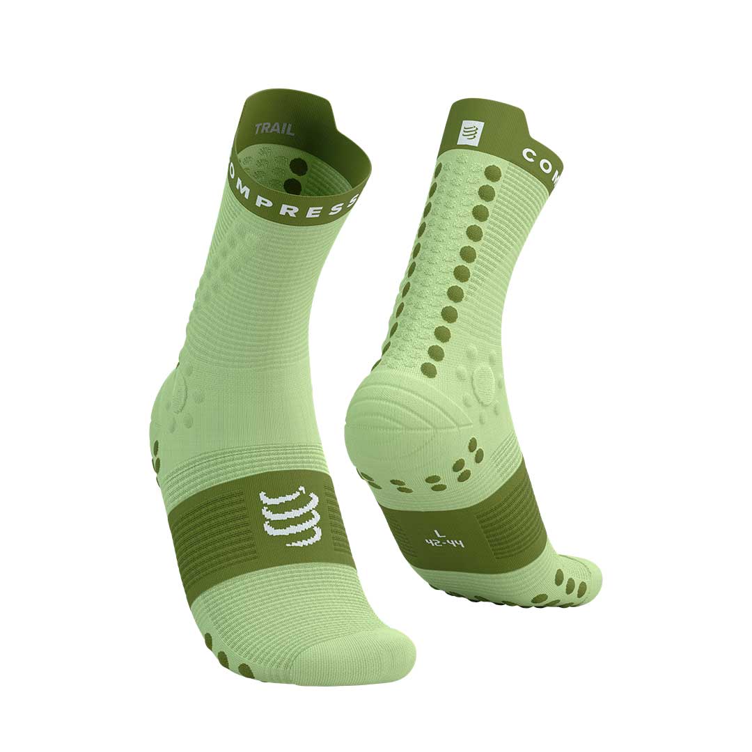 PRO RACING SOCKS TRAIL SHADOW LIME/WOODBINE