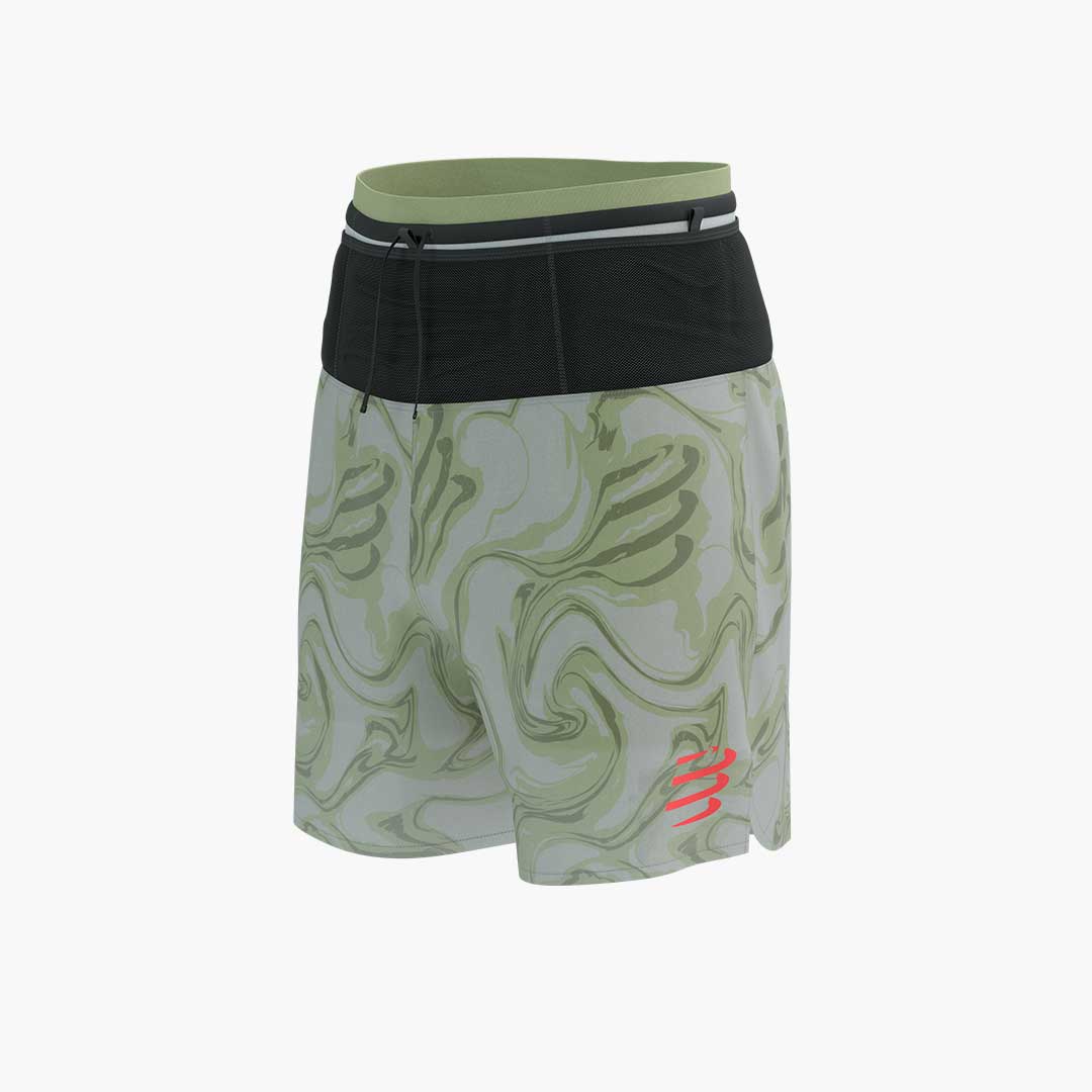 TRAIL RACING 2-IN-1 SHORT M GREEN CAMO