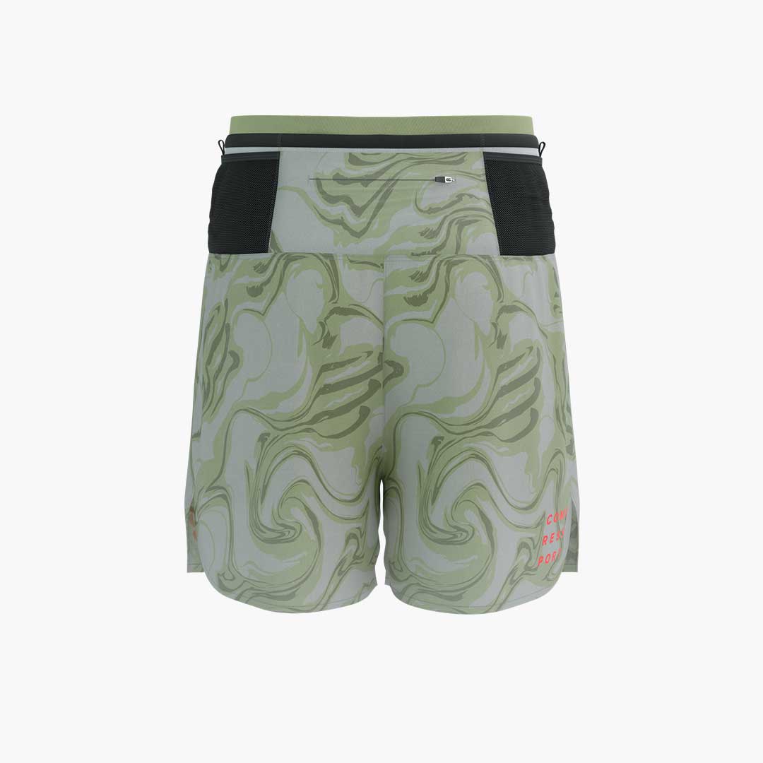 TRAIL RACING 2-IN-1 SHORT M GREEN CAMO