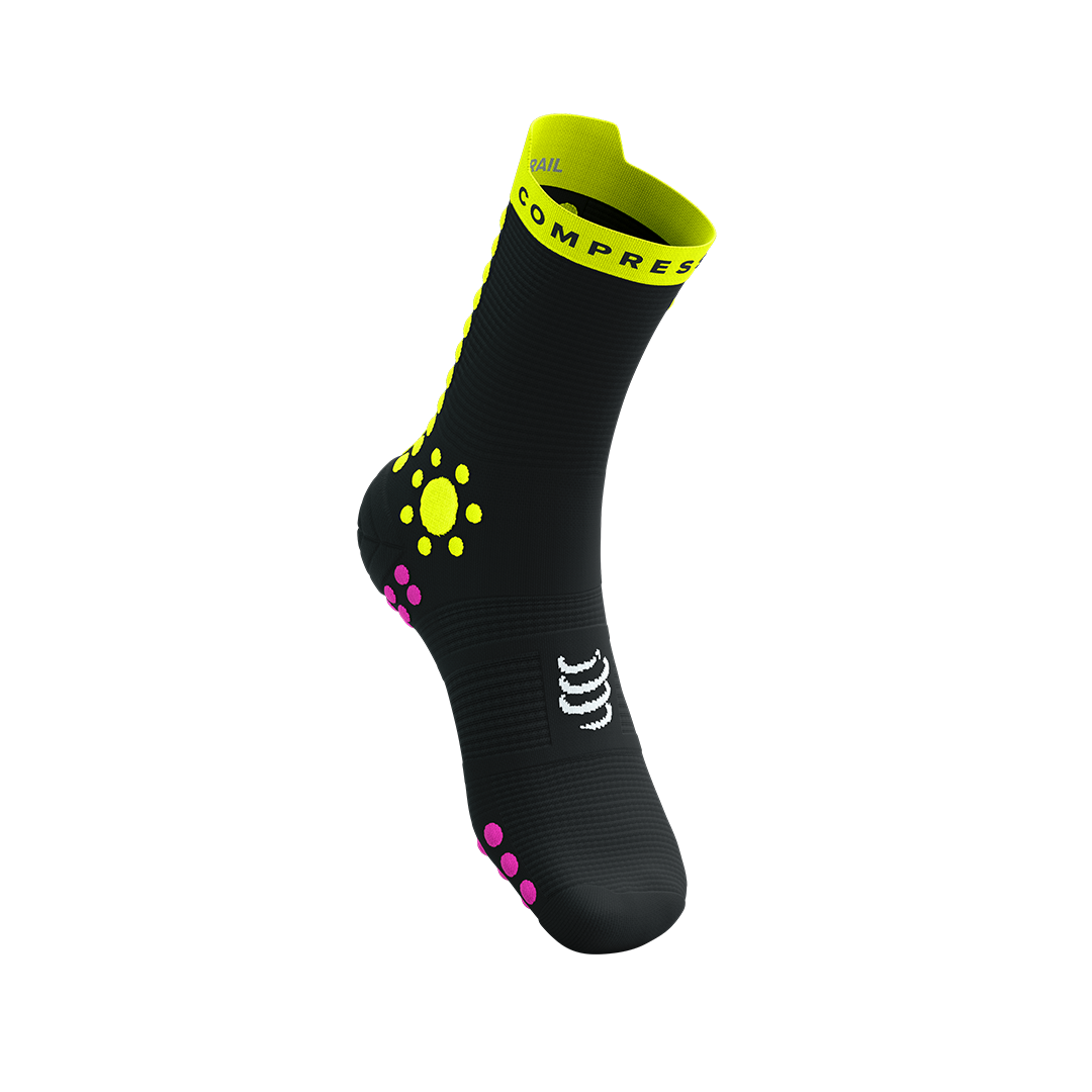 Pro Racing Socks Trail Black/ Safe Yellow