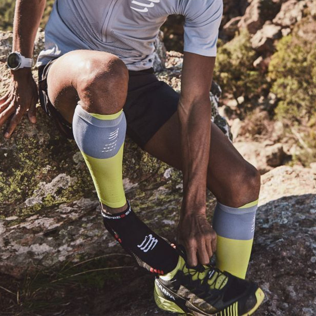 PRO RACING SOCKS RUN LOW BLACK RED