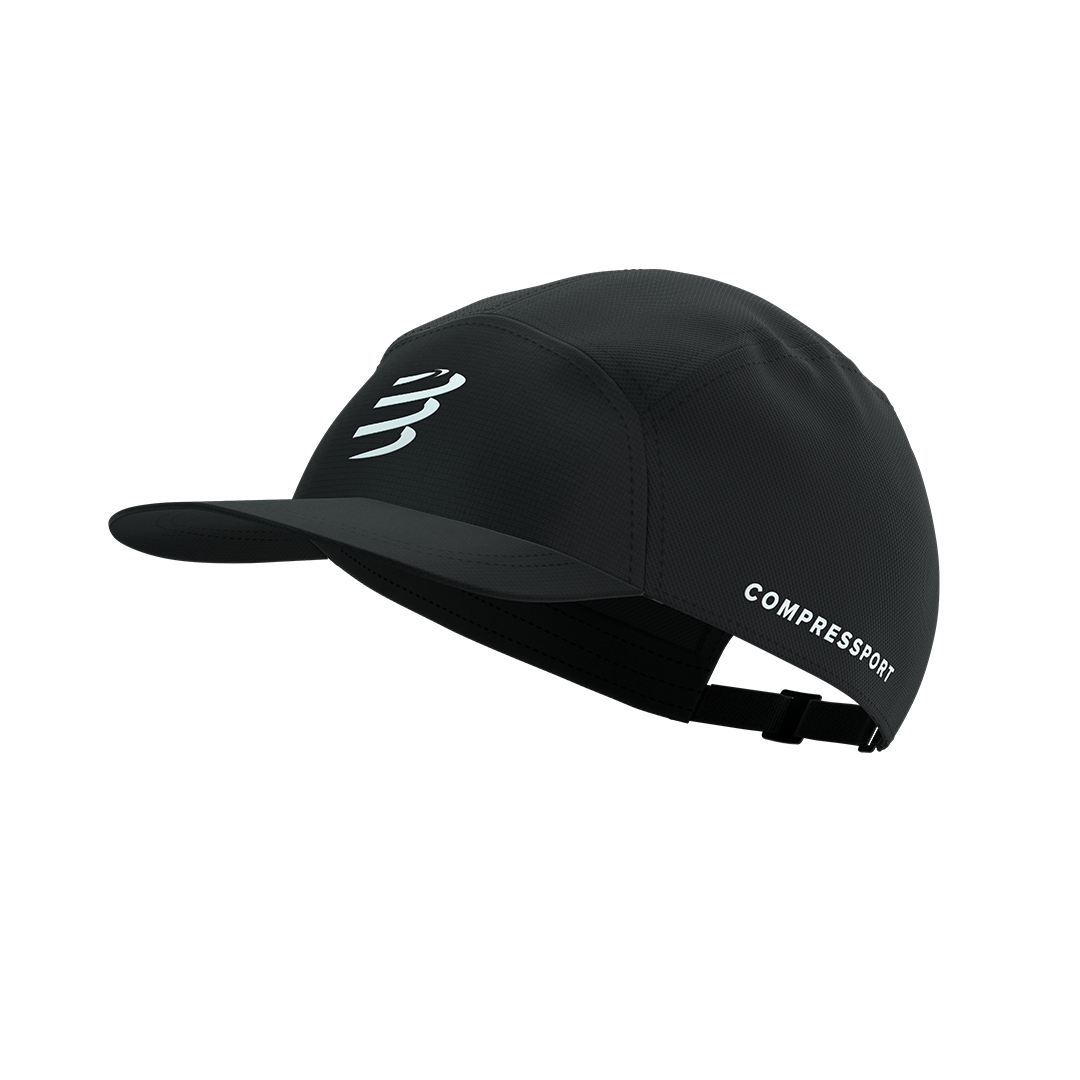 5 Panel Cap Black