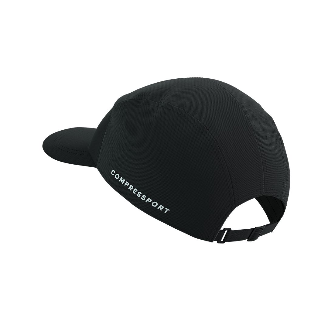 5 Panel Cap Black