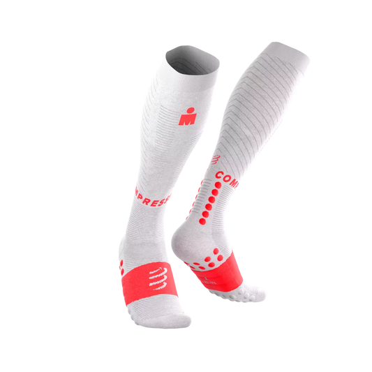 Full Socks Recovery 2.0 - Ironman 2026 - White/Neon Red