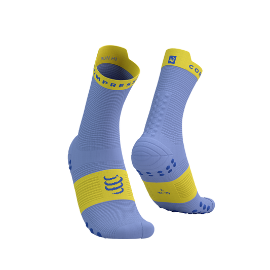 PRO-RACING SOCKS RUN HI JACARANDA/MAIZE