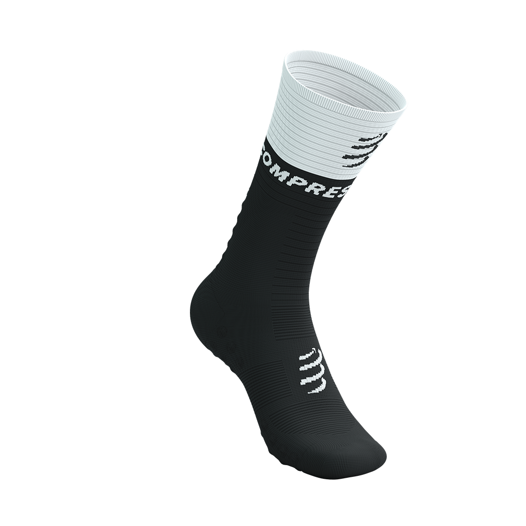 Mid Compression Socks V2.0 - BLACK/WHITE