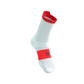 PRO-RACING SOCKS RUN HI WHITE/FLUO RED
