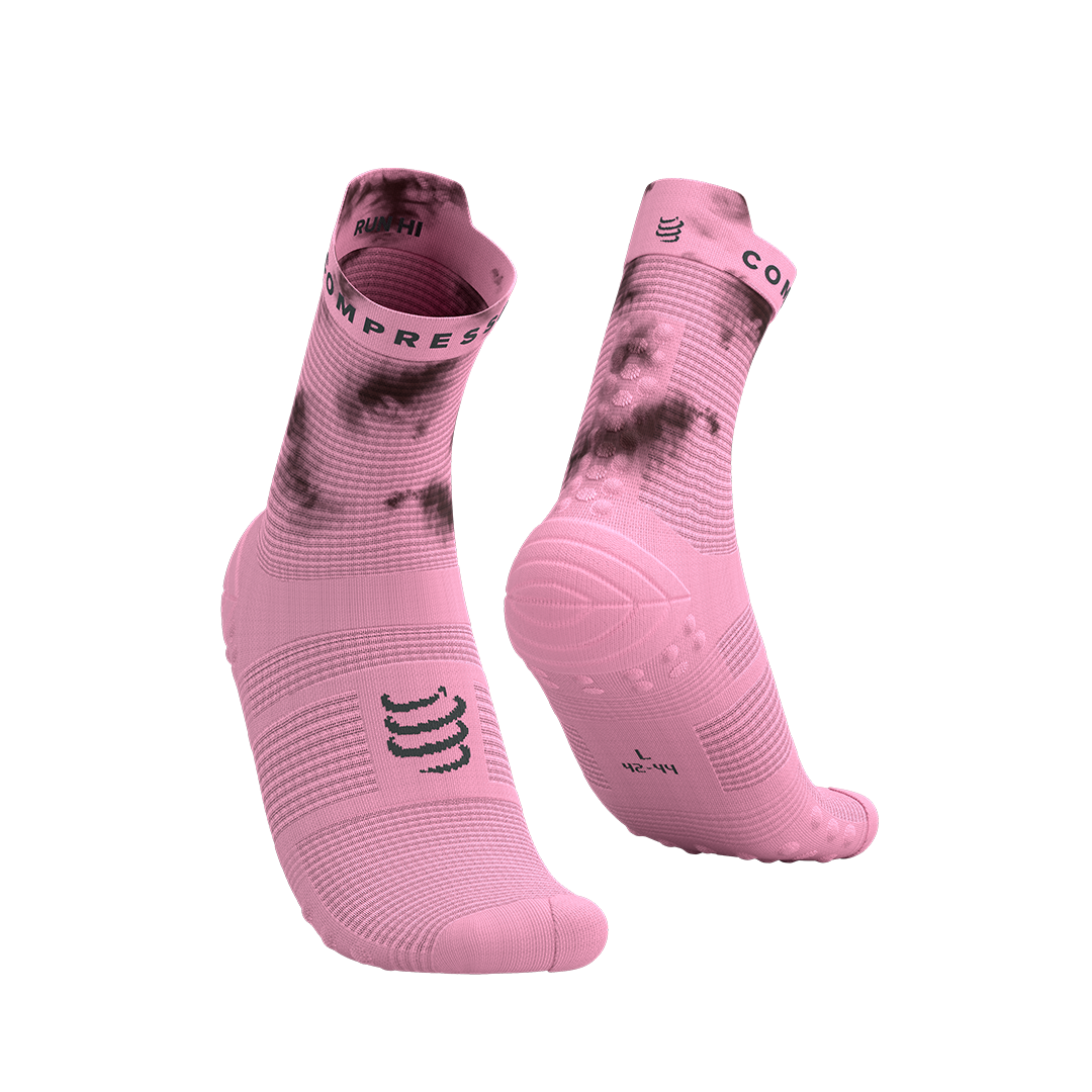 PRO RACING SOCKS V4.0 RUN HIGH - EAT MY DUST! - Zephyr Tie Dye