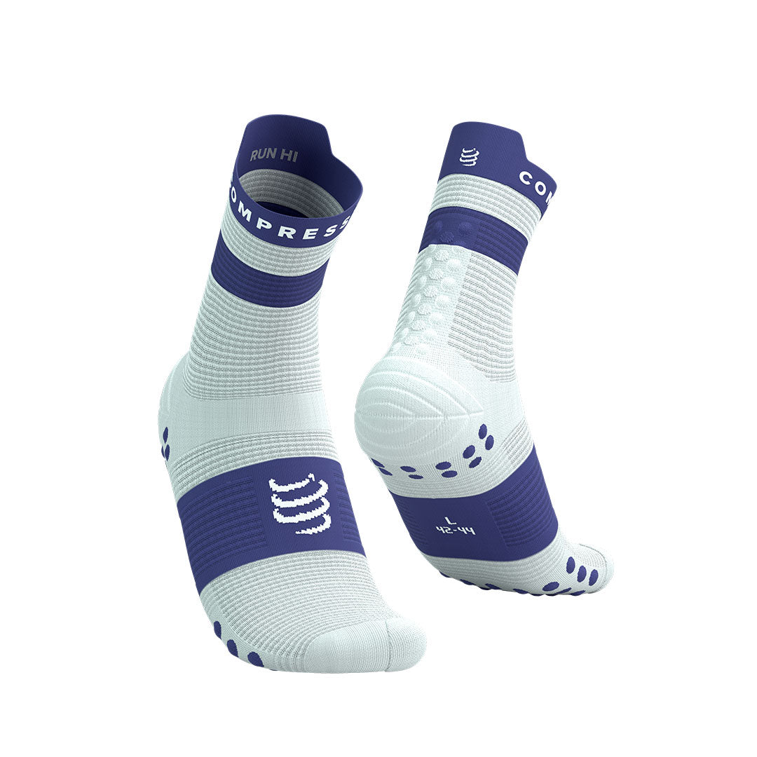Pro Racing Socks V4.0 Run High - STAR WHITE ORIENT BLUE