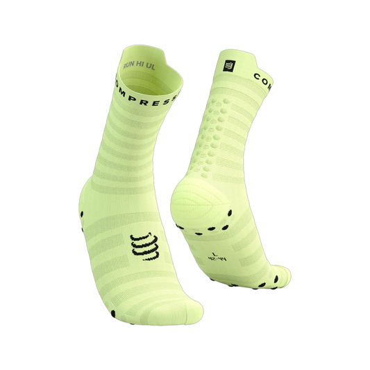 Pro Racing Socks v4.0 Ultralight Run High - SHADOW LIME/BLACK