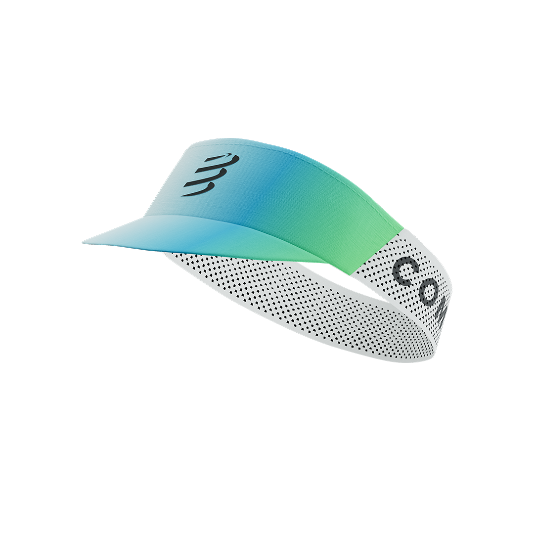 PRO RACING VISOR STAR WHITE BLUE-GREEN