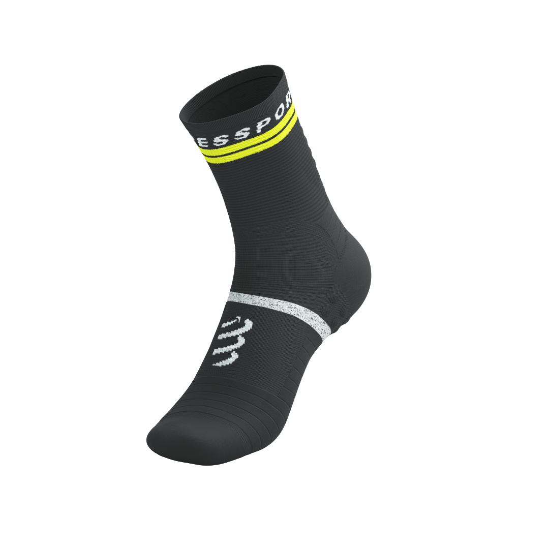 Pro Marathon Socks V2.0 - Black Safe Yellow Neo Pink