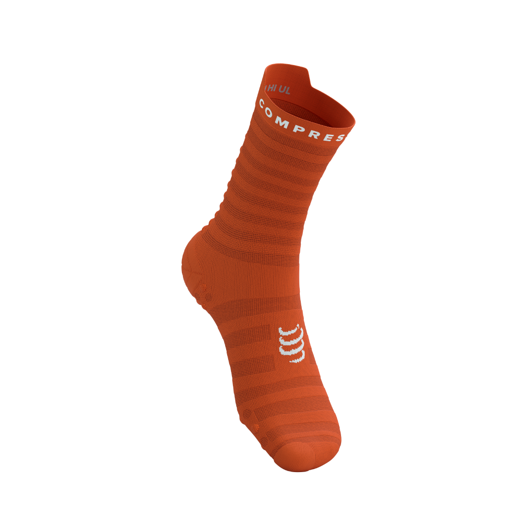 Pro Racing Socks v4.0 Ultralight Run High - FIRE/WHITE