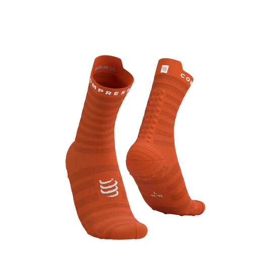 Pro Racing Socks v4.0 Ultralight Run High - FIRE/WHITE