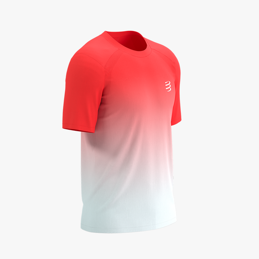 PERFORMANCE SS TSHIRT Fluo Red/White
