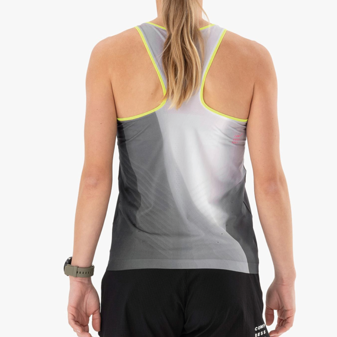 Performance Singlet Woman BLACK/WHITE