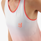 PERFORMANCE SINGLET WOMAN Fluo Red/White