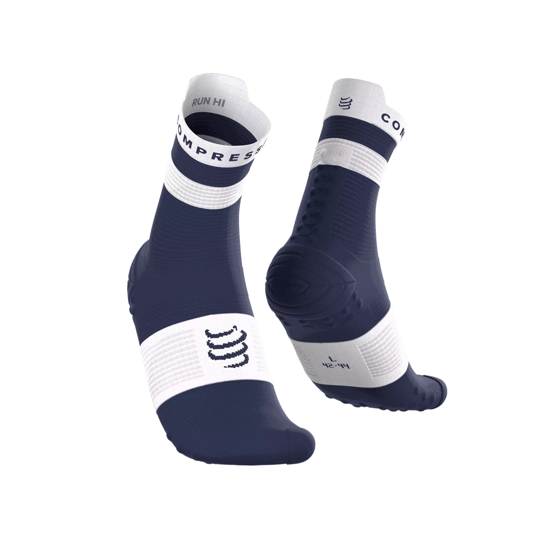 Pro Racing Socks V4.0 Run High - Peacoat/White