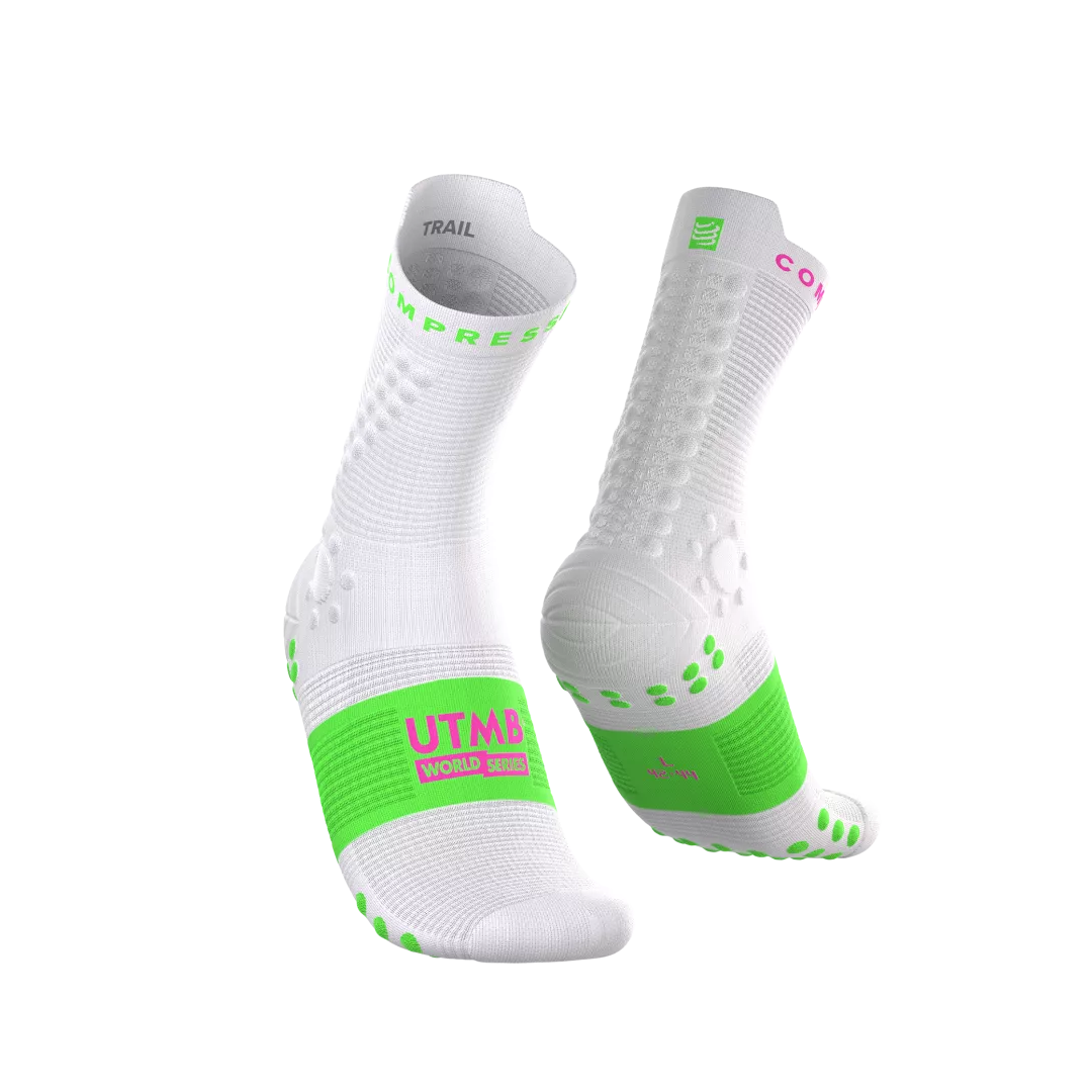 Pro Racing Socks v4.0 Trail White - UTMB 2026