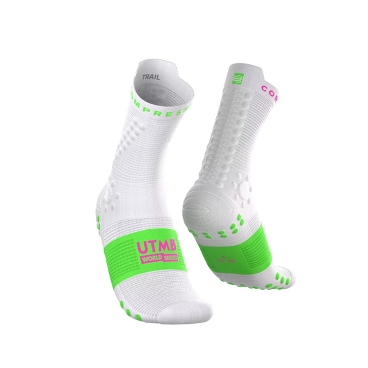 Pro Racing Socks v4.0 Trail White - UTMB 2026