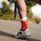 PRO-RACING SOCKS RUN HI RED WHITE