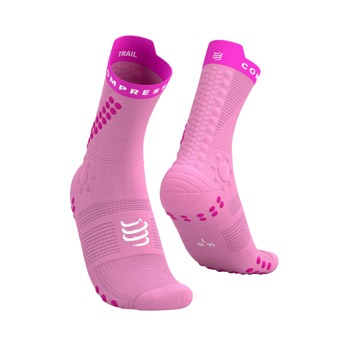 PRO RACING SOCKS TRAIL BEGONIA NEO PINK
