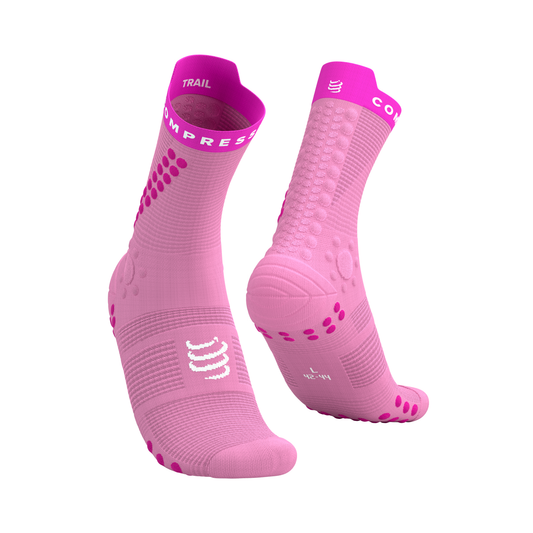 PRO RACING SOCKS TRAIL BEGONIA NEO PINK