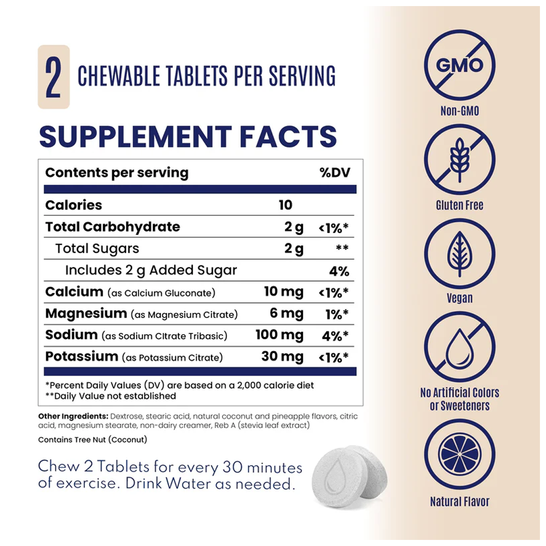SaltStick FastChews c/10 Coconut Pineapple